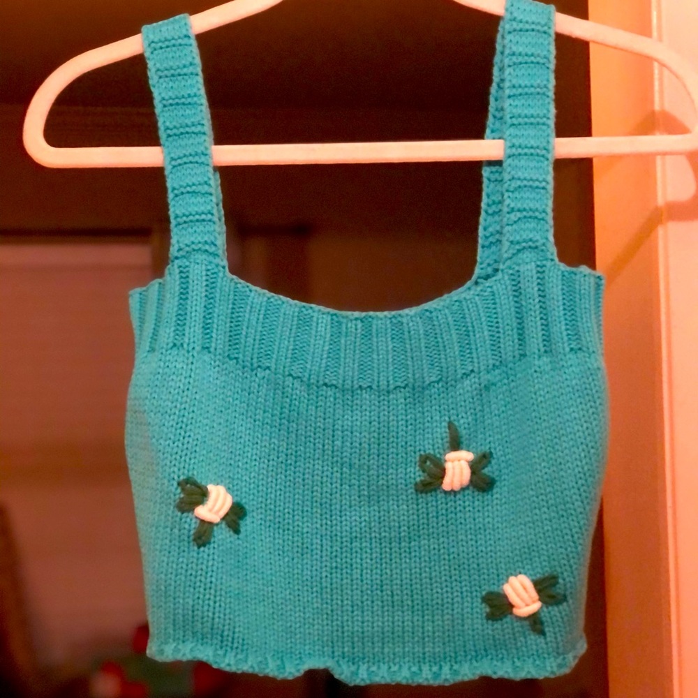 XS 4 Sienna knit crop top